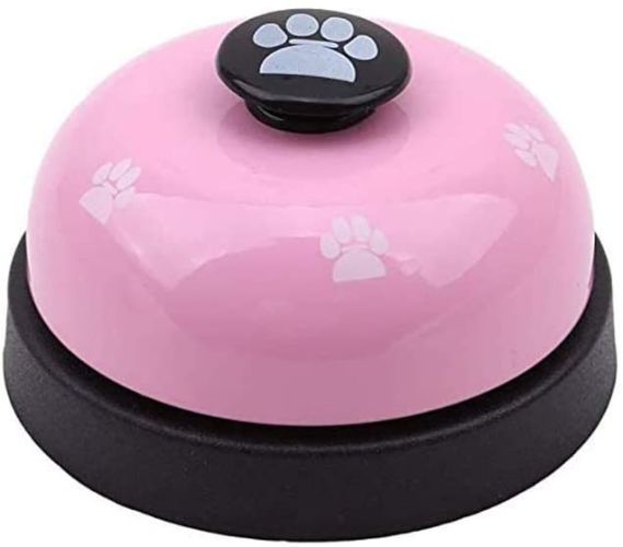 Pet Training Bell Clicker with Non Skid Base, Pet Potty Training Clock, Communication Tool Cat Interactive Device