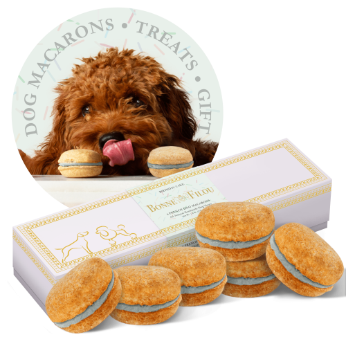 Dog Macarons - Count of 6 (Dog Treats | Dog Gifts)